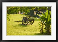 Domaine de Severin Rum Distillery, and Sugar Cane Cart, Guadaloupe, Caribbean Fine Art Print