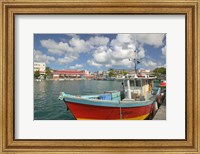 Fish Sellers at the Waterfront, Grande Terre, Guadaloupe, Caribbean Fine Art Print