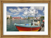Fish Sellers at the Waterfront, Grande Terre, Guadaloupe, Caribbean Fine Art Print