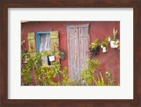 Fisherman's House on Malendure Beach, Basse-Terre, Guadaloupe, Caribbean Fine Art Print