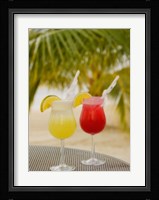 Cocktails on the Beach, Jamaica, Caribbean Fine Art Print