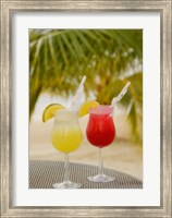 Cocktails on the Beach, Jamaica, Caribbean Fine Art Print
