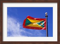 National Flag of Grenada, Caribbean Fine Art Print