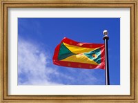 National Flag of Grenada, Caribbean Fine Art Print
