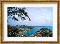 View from Mountain of St Georges, Grenada, Caribbean Fine Art Print