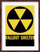 Fallout Shelter Sign Fine Art Print