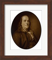 Benjamin Franklin (sepia tone) Fine Art Print