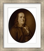 Benjamin Franklin (sepia tone) Fine Art Print