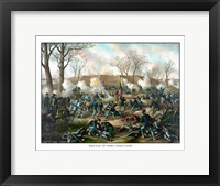Civil War Print of The Battle of Fort Donelson Fine Art Print