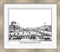 Funeral Procession of President Lincoln Fine Art Print