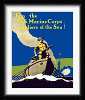 Join the U.S. Marines - Soldiers of the Sea Fine Art Print