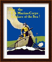 Join the U.S. Marines - Soldiers of the Sea Fine Art Print