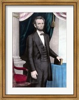 President Abraham Lincoln -Civil War Era (color) Fine Art Print
