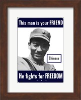 This Man is Your Friend - Chinese Fine Art Print