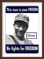 This Man is Your Friend - Chinese Fine Art Print