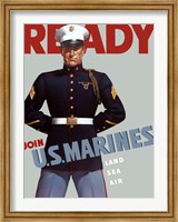 Marine Corps Recruiting Poster from World War II Fine Art Print