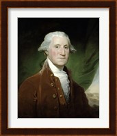 Digitally Restored Vector Painting of George Washington Fine Art Print