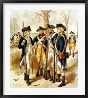 Continental Army During the Revolutionary War Fine Art Print