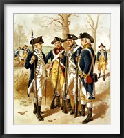 Continental Army During the Revolutionary War Fine Art Print