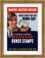 Wanted - Fighting Dollars Fine Art Print