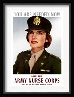 Female Officer of the US Army Medical Corps Fine Art Print
