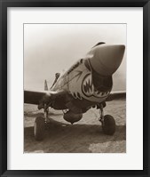 Vintage World War Two P-40 Warhawk Fine Art Print