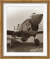 Vintage World War Two P-40 Warhawk Fine Art Print