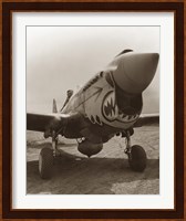 Vintage World War Two P-40 Warhawk Fine Art Print