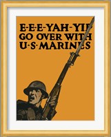 Go Over with U.S. Marines Fine Art Print