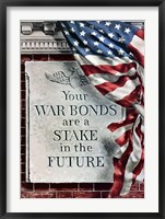 Your War Bonds Framed Print