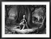 General George Washington Praying at Valley Forge Fine Art Print