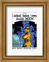 United States Army Builds Men Fine Art Print