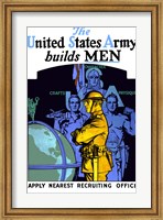 United States Army Builds Men Fine Art Print
