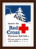 Red Cross Christmas Roll Call Fine Art Print