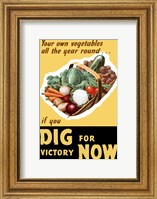 Dig for Victory Now Fine Art Print