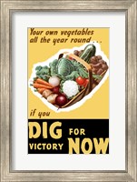 Dig for Victory Now Fine Art Print