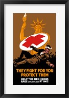 They Fight for You, Protect Them Fine Art Print