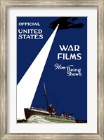 War Films Now Being Shown Fine Art Print