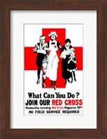 Join Our Red Cross Fine Art Print