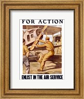 For Action - Enlist in the Air Service Fine Art Print