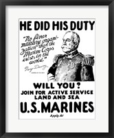 Admiral George Dewey Fine Art Print