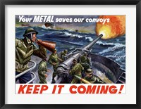 Keep It Coming - Metal Saves Convoys Fine Art Print