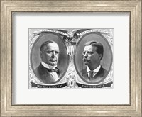 McKinley & Roosevelt Election Poster Fine Art Print