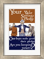 Vintage World War I - Uncle Sam Fine Art Print