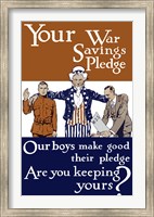 Vintage World War I - Uncle Sam Fine Art Print