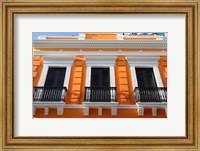 Puerto Rico, Old San Juan, Colonial architecture Fine Art Print