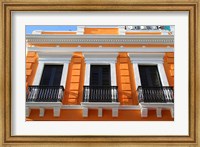 Puerto Rico, Old San Juan, Colonial architecture Fine Art Print