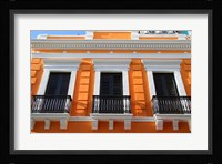 Puerto Rico, Old San Juan, Colonial architecture Fine Art Print