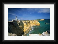 Faro De Cabo Rojo Lighthouse, The Pasaje De La Mona, Puerto Rico Fine Art Print