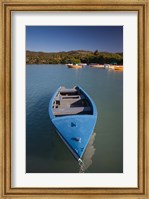 Puerto Rico, Guanica, Bahia de la Ballena bay, boats Fine Art Print